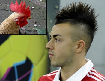 Stephan El-Shaawary- someone buys him a mirror...what the hell is he thinking