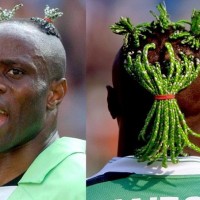 Whats is happening on the top of Taribo West's head