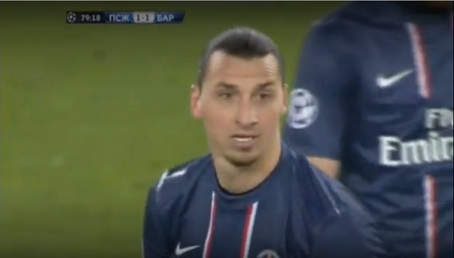 Zlatan Ibrahimović for the first Parisian goal was offside, says Barcelona