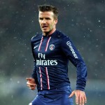 David Beckham performing for PSG