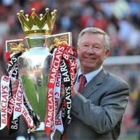 Sir Alex Ferguson celebrates another EPL title