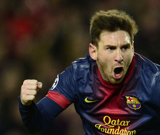 Lionel Messi the super sub comes on and inspires his lack luster team back into the game