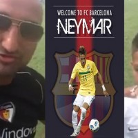 Barcelona, Neymar, Messi and Cristiano Ronaldo all discussed by Neymar look alike.