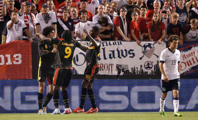 Belgium shows USA how to play football