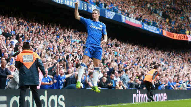 Torres brings Chelsea their win and celebrates