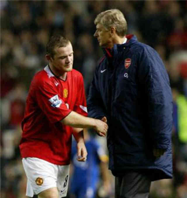 Arsene Wenger will not turn down the offer if Wayne Rooney would go to Arsenal