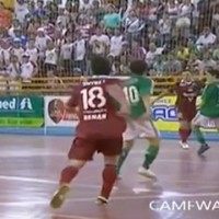 VIDEO: Falcão & Renan combine for stunning futsal goal.