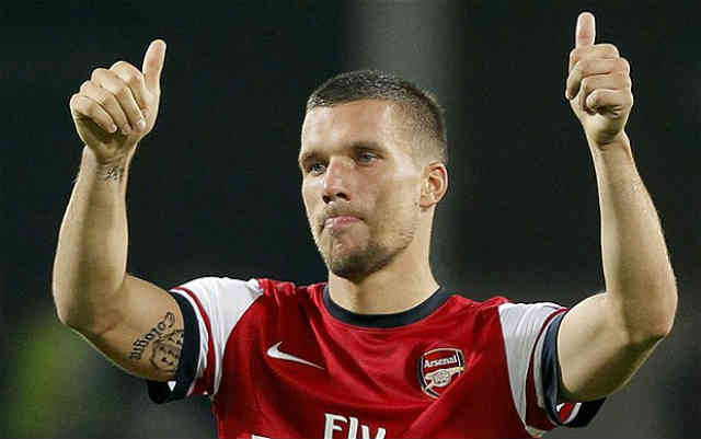 In the German league their are eyes are on Lukas Podolski