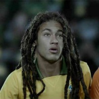 Neymar in once of the adverts for VW as he has become the new icon