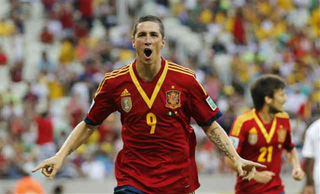 Torres comes in on the pitch and scores straight after
