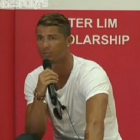 Cristiano Ronaldo admitted still missing his former home at a media event in Singapore.