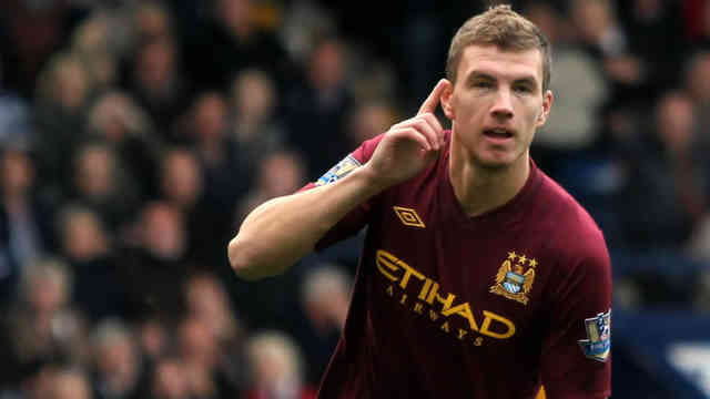 Edin Dzeko is believed to bring more quality to Manchester City