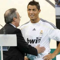 Florentino Perez shows praises to the star of Real Madrid, Cristiano Ronaldo