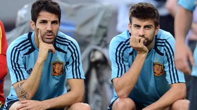 Former Manchester United defender Gerard Pique says there is no chance of Barcelona team-mate Cesc Fabregas leaving the club.