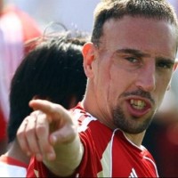 How did Franck Ribéry get his scar?