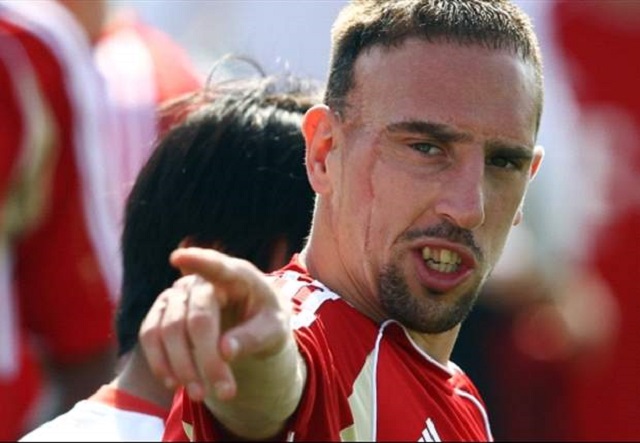 Franck Ribéry was involved in a car accident when he was just two years old, which left him requiring 100 stitches for a head wound.