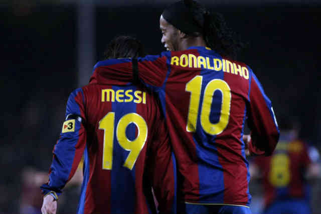 Lionel Messi praises Ronaldinho for making him the player that he is today