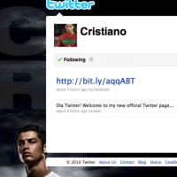 Cristiano Ronaldo #1 on Twitter!