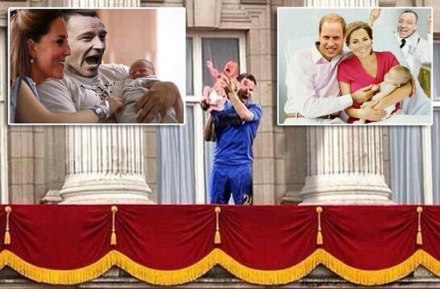 William, Kate the Royal baby, and John Terry. Chelsea captain is a viral sensation... again