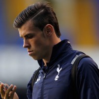 Gareth Bale taking a phone call