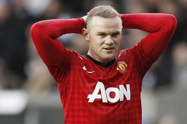 Manchester United's Wayne Rooney fighting frustration