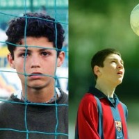 Cristiano Ronaldo and Lionel Messi when they were kids- they all started somewhere, so can you.