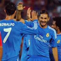 Granada-0-1-Real-Madrid-Benzema-scores-Ronaldo-congratulates-him..