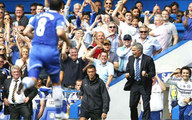 Jose Mourinho celebrate with his old team once again