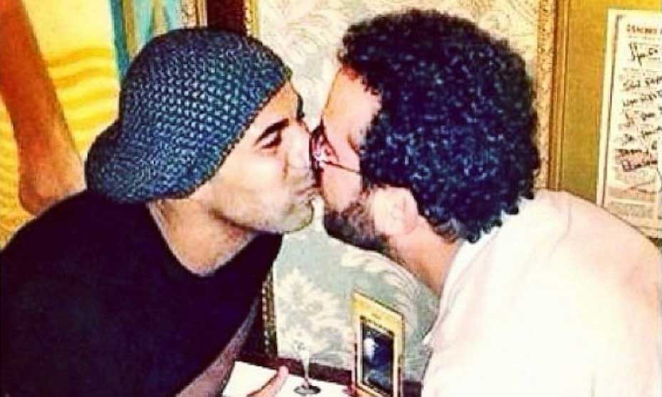 Marcio Passos de Albuquerque kissing-another man on instagram