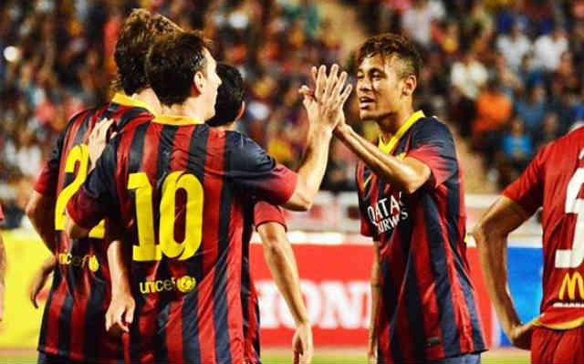 Neymar brings joy to his team with the team play he brings