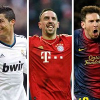 Ronaldo, Ribery and Messi will compete for best player in Europe