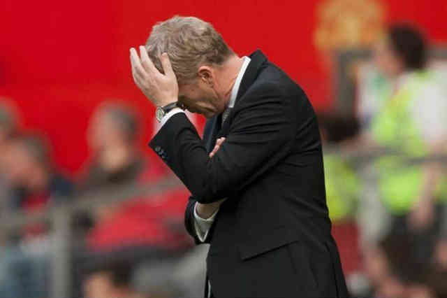 David Moyes in Distress with the defeat against West Brom