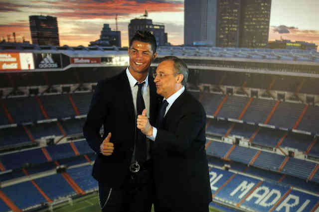 Florentino Perez ignites for CR7 in Real Madrid