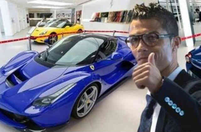 One of Ronaldo's cars of collection that he has