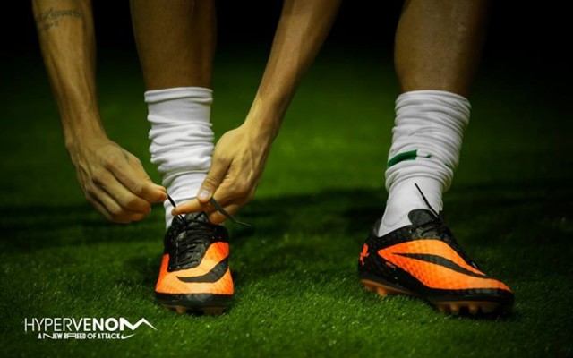 With HyperVenom a sensation of speed and acceleration arises. Neymar will be even more explosive with the Nike boots.