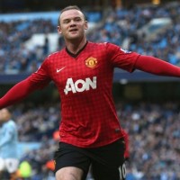 Manchester United's Wayne Rooney celebrates