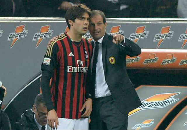 Allegri pleased with Kaka with performance at the Champions League against FC Barcelona