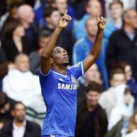 Eto'o who recently joined Chelsea has made his first goal for the club