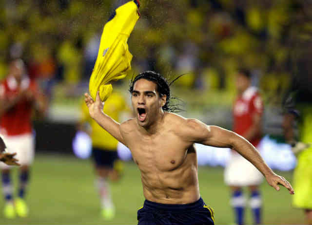 Falcao came to the rescue with two amazing goals putting his country with a draw