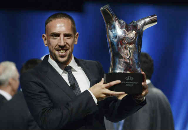 Franck Ribery who has won best player in Europe is believed to also win the Ballon d'Or