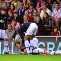 Januzaj celebrates with his first two goals and debut