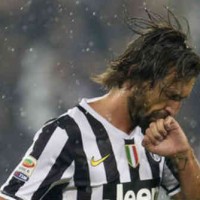 Pirlo celebrates his amazing goal