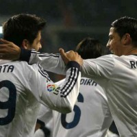 Ronaldo and Morata celebrate their smashing goal and save Madrid the win