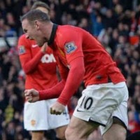 Rooney brings a good goal for his team against Stoke City