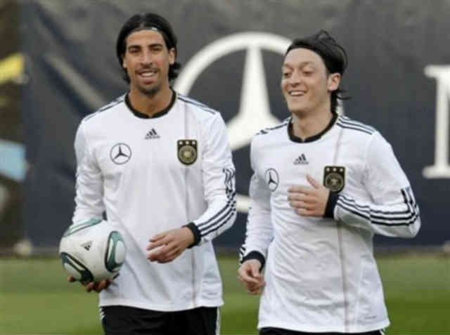 Sami Khedira and Mesut Ozil are close friends even though Ozil has left Real Madrid