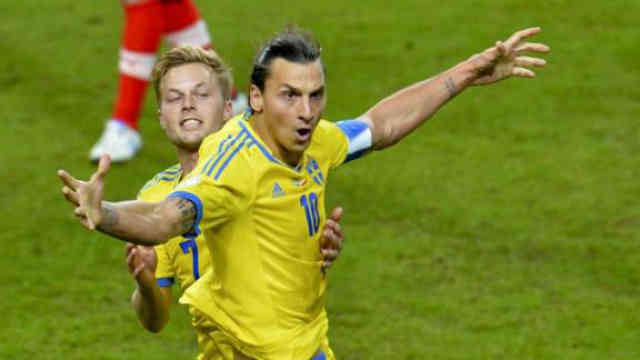 Zlatan gives Sweden a late win
