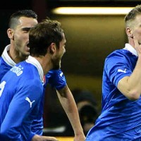Abate equalises for Italy against their match with Germany