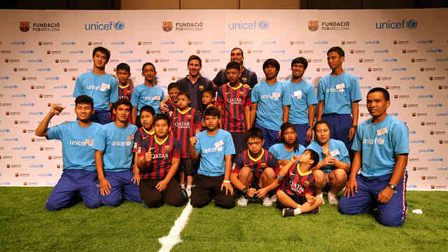 Barcelona extends their deal with UNICEF