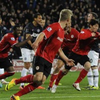 Cardiff City managed to draw and get a victory over Manchester United