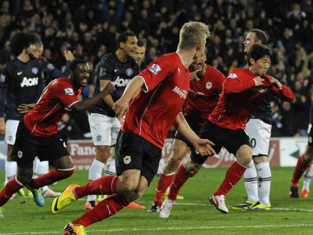 Cardiff City managed to draw and get a victory over Manchester United